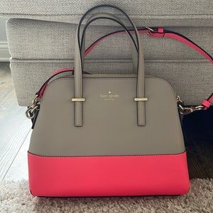 KATE SPADE Gray and Pink Tote